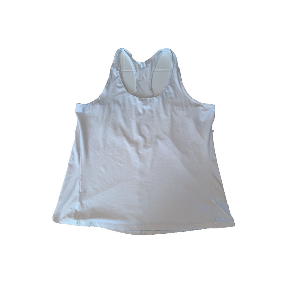 Athleta Women's Size XL White Racerback Tank Top
